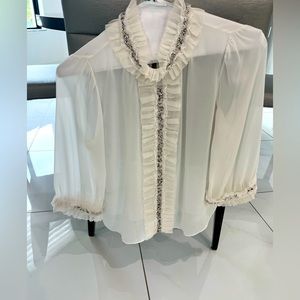 Alice & Olivia sheer top. Perfect condition- worn 1x and dry cleaned.